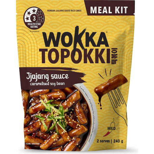 WOKKA TOPOKKI JJAJANG SAUCE SOYBEAN MEAL KIT 240G
