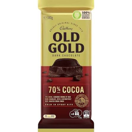 CADBURY OLD GOLD 70% 180G