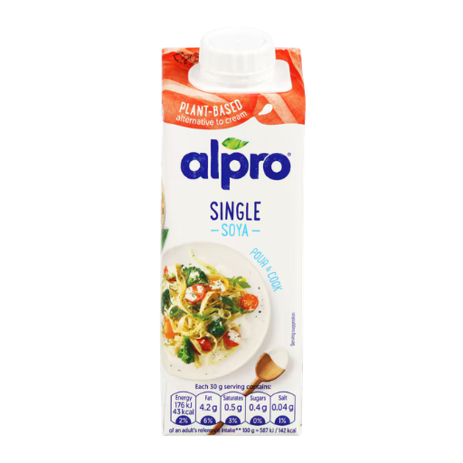 ALPRO SINGLE SOYA CREAM 250ML