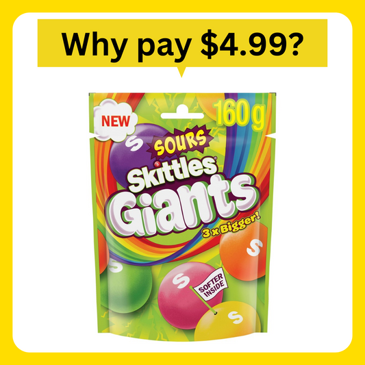Skittles Giant Sours 160g