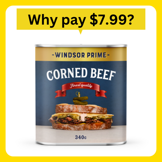 Windsor Prime Corned Beef 340g Square Tin