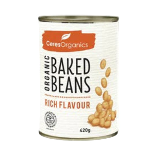 CERES BIO BAKED BEANS RICH FLAVOUR 420G