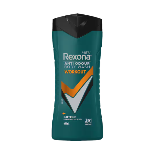 REXONA MEN ANTI ODOUR BODY WASH WORKOUT 400ML
