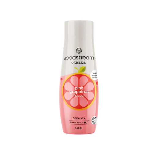 SODASTREAM CLASSICS PINK GRAPEFRUIT SUGAR FREE 440ML