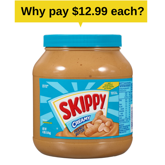 Skippy Creamy Peanut Butter 1.81kg