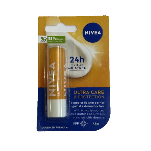 NIVEA LIP BALM ULTRA CARE & PROTECT SPF30 4.8G