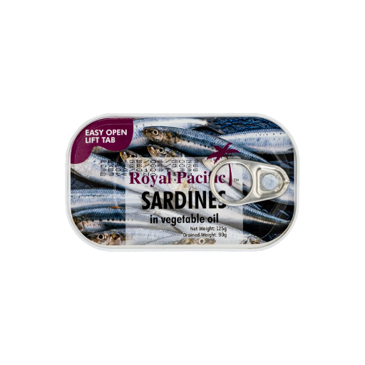 ROYAL PACIFIC SARDINES IN OIL 125G