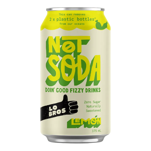 LO BROS NOT SODA LEMON 375ML