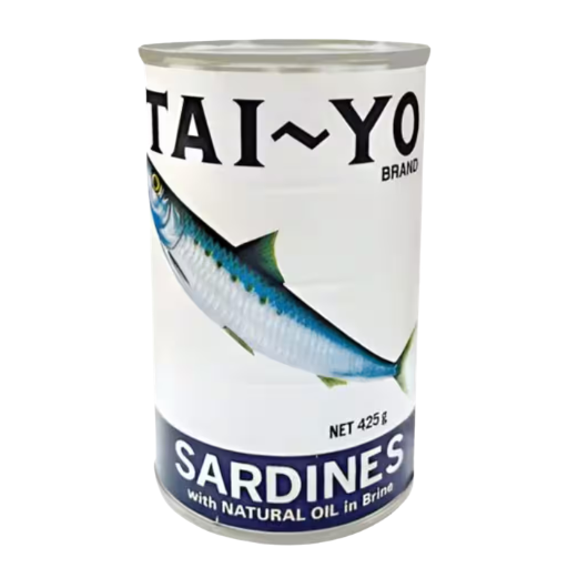 TAIYO SARDINES WITH NATURAL OIL 425G