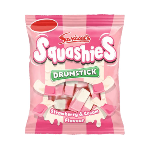 SWIZZELS SQUASHIES DRUSTICK BUBBLEGUM 140g