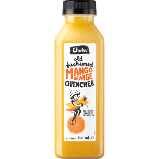 CHARLIES MANGO & ORANGE QUENCHER 500ML
