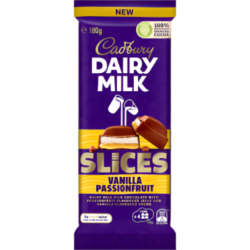 CADBURY PASSIONFRUIT SLICE BLOCK 180G