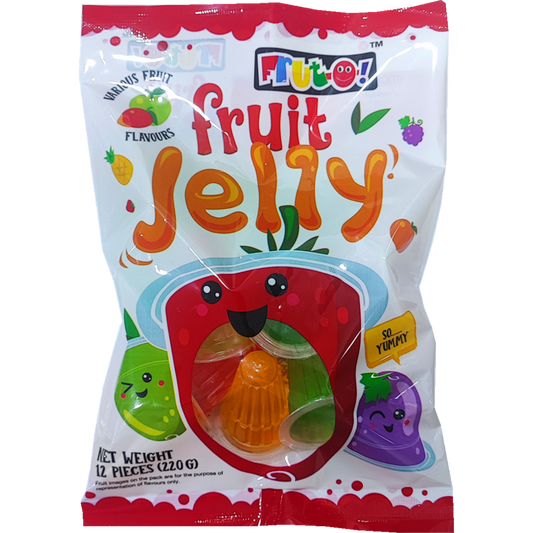 FRUT-O JELLY CUPS 220G