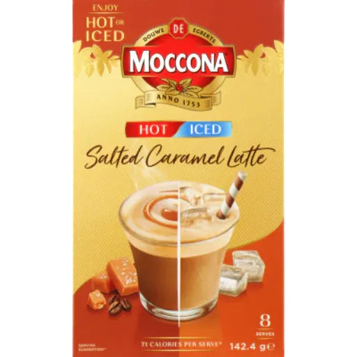 MOCCONA HOT/ICED SALTED CARAMEL 8PK