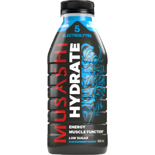 MUSASHI HYDRATE BLUE RASPBERRY 600ML