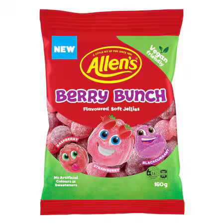 ALLENS BERRY BUNCH 160G