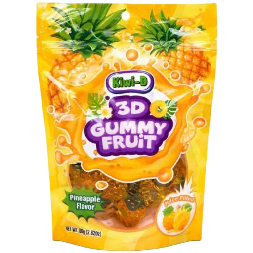 KD 3D LIQUID GUMMIES PINEAPPLE 80G