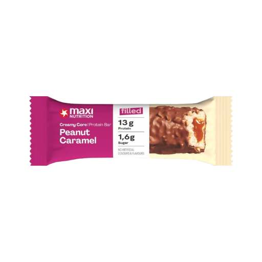 MAXI NUTRITION CREAMY CORE PROTEIN BAR PEANUT CARAMEL 45G