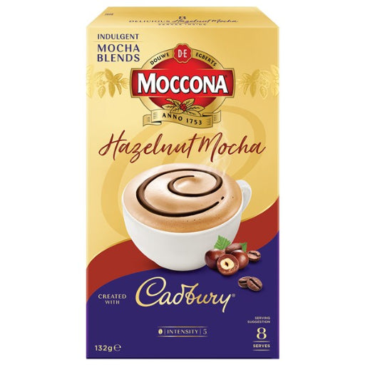 MOCCONA CADBURY HAZELNUT MOCHA 8PK