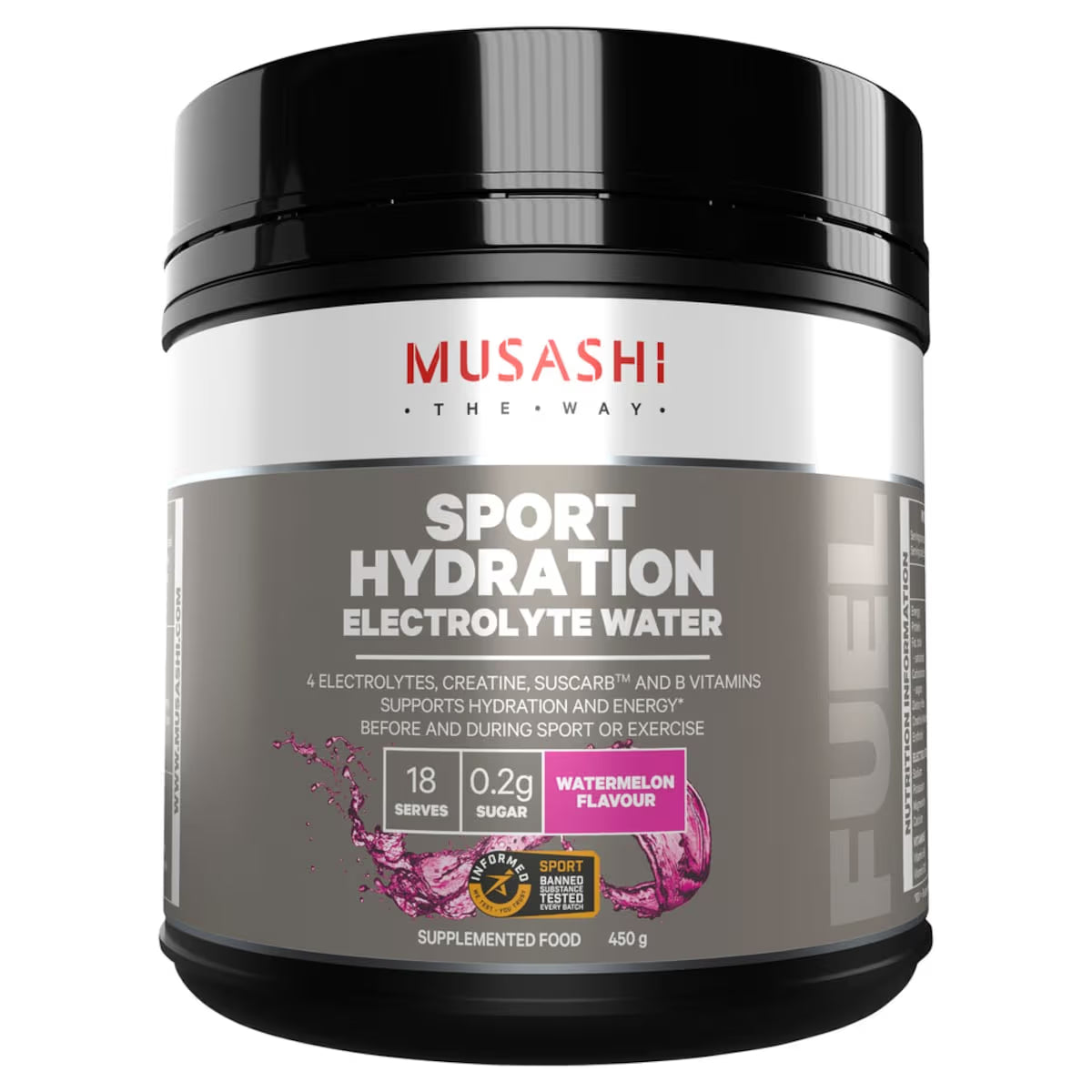 MUSASHI ENERGY HYDRATION WATERMELON 450G