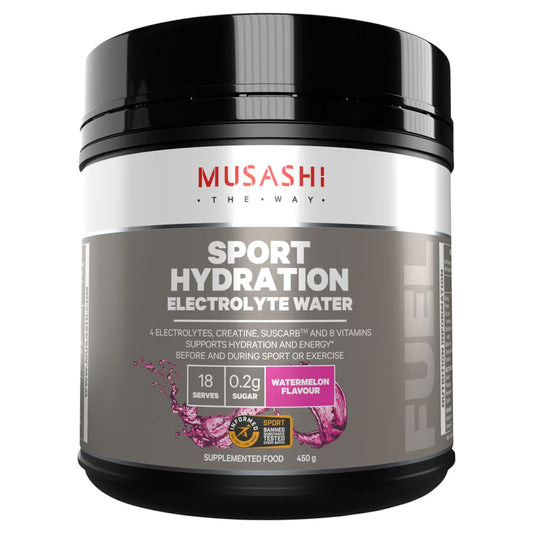 MUSASHI ENERGY HYDRATION WATERMELON 450G