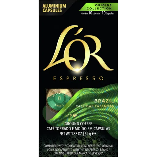 LOR ESPRESSO BRAZIL CAPSULES 10PK