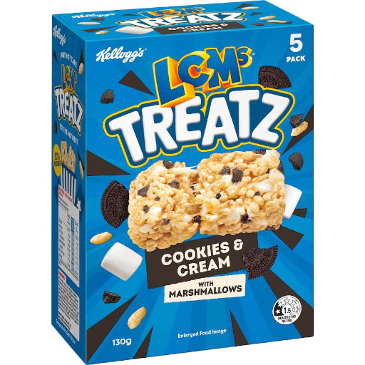 KELLOGGS LCM TREATZ COOKIE & CREAM 5PK