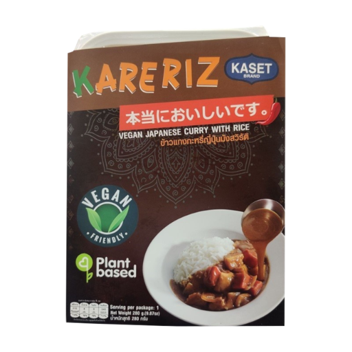 KASET VEGAN JAPANESE CURRY WITH RICE BOWL 280G