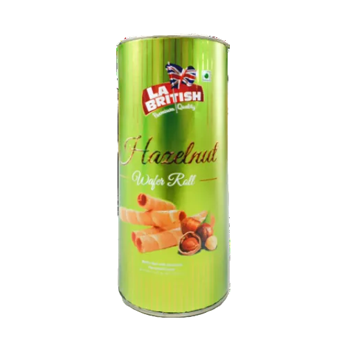 LA BRITISH WAFER ROLLS HAZELNUT 200G
