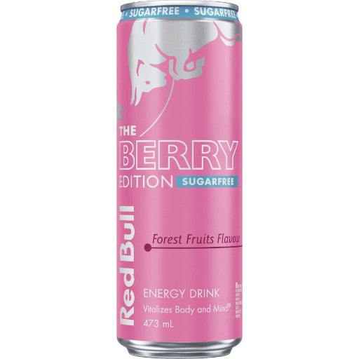 RED BULL BERRY SUGAR FREE 473ML