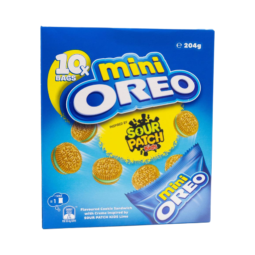 OREO MINI BAGS SOUR PATCH KIDS 10PK 204G