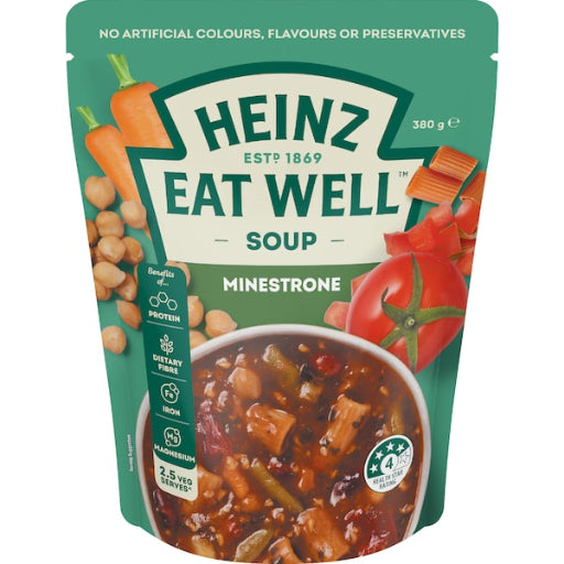 HEINZ EAT WELL MINESTRONE 380G
