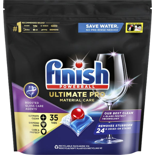 FINISH DISHWASHER TABLETS ULTIMATE PRO POWERBALL 35PK