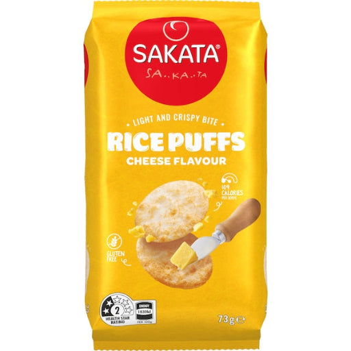 SAKATA RICE PUFF CHEESE 73G