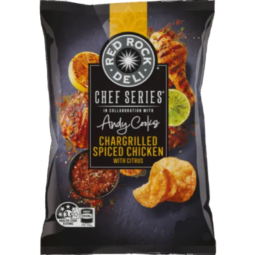 RED ROCK DELI CHICKEN CITRUS FLAVOUR CHIPS 80G
