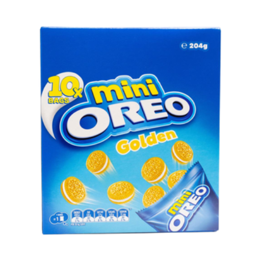 OREO MINI BAGS GOLDEN 10PK 204G