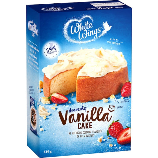 WHITE WING VANILLA CAKE 510G