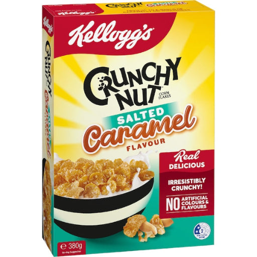 KELLOGGS CRUNCHY NUT SALTED CAMERAMEL 380G