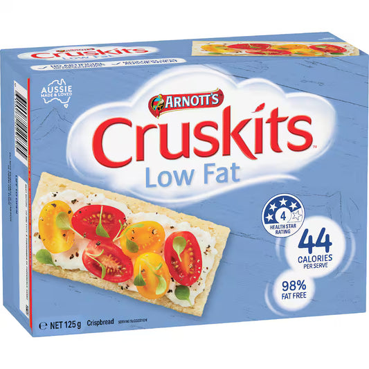 ARNOTTS CRUSKITS LOW FAT 125G