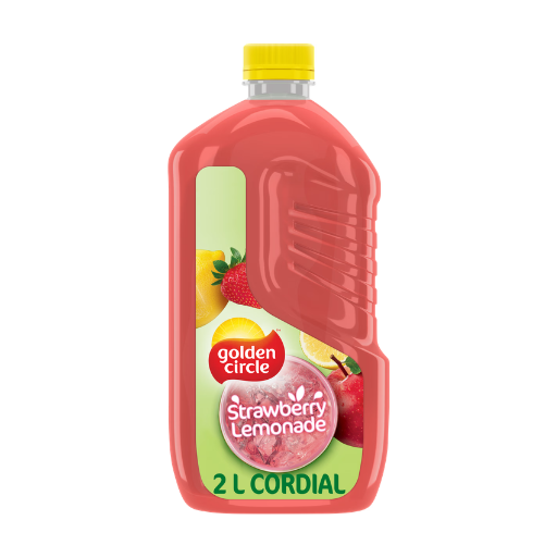 GOLDEN CIRCLE STRAWBERRY LEMONADE CORDIAL 2L