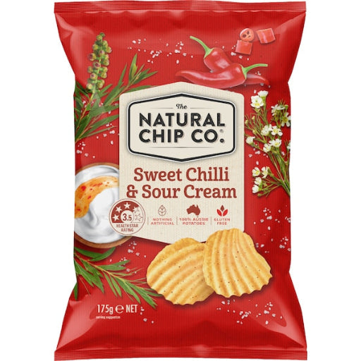 NATURAL CHIP SWEET CHILLI & SOUR CREAM 175G