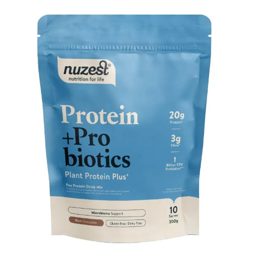 NUZEST PROTEIN PROBIOTICS RICH CHOC 300G