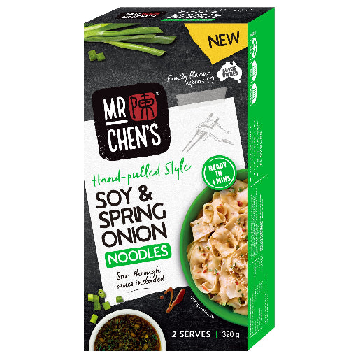 MR CHENS SOY & SPRING ONION NOODLES 320G