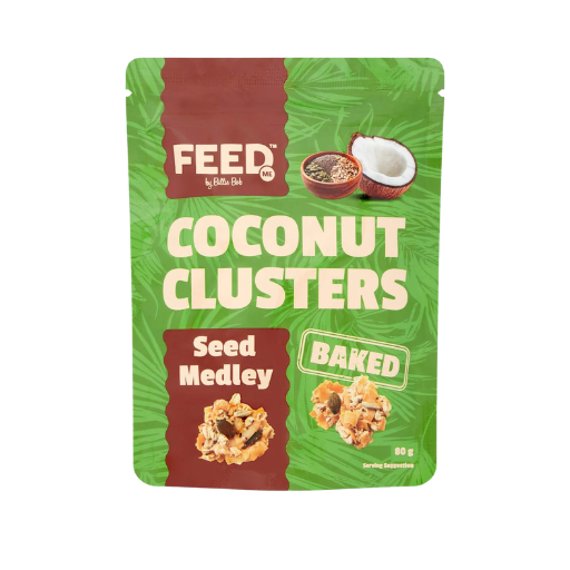 FEED ME COCONUT CLUSTERS SEED MEDLEY 80G