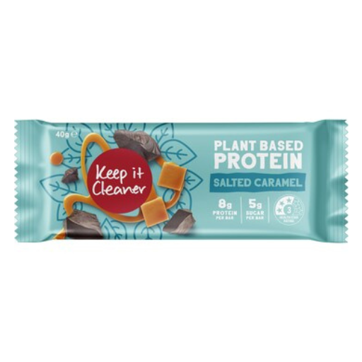 KEEP IT CLEANER PLANT BASED PROTEIN BAR SALTED CARAMEL 40G
