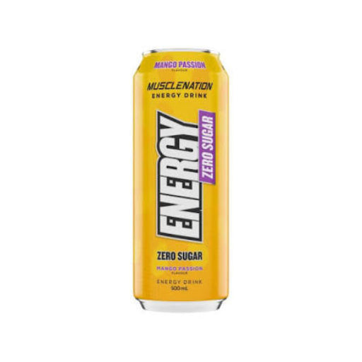 MUSCLE NATION ENERGY DRINK MANGO PASSION 500ML
