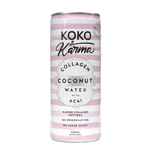 KOKO & KARMA ACAI COLLAGEN COCONUT WATER 250ML