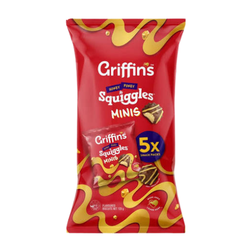 GRIFFIN’S SQUIGGLES  MINIS 5PK 125G