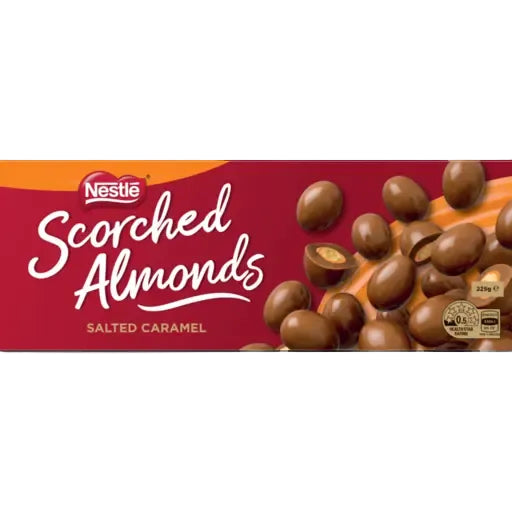 NESTLE SCORCHED ALMONDS SALTED CARAMEL 225G