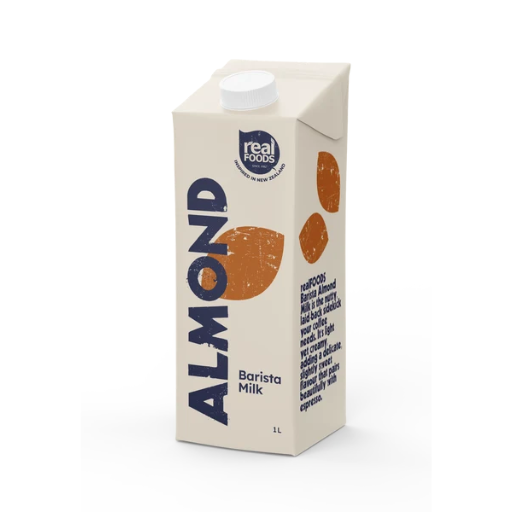 REAL FOODS BARISTA ALMOND MILK 1L